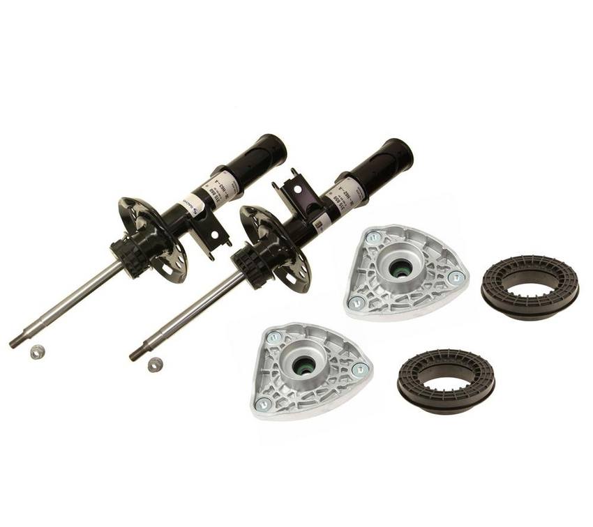 Mercedes Suspension Strut Assembly Kit - Front (Without P84 Sport Edition Package) 2049810025 - eEuroparts Kit 3086828KIT